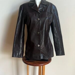 Hand Crafted Brown Leather Jacket Timeless Style